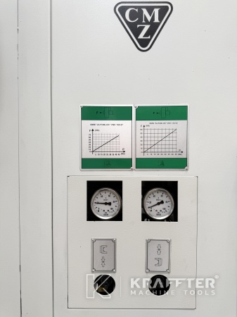 Typenschild CNC-Drehmaschine CMZ TX66 Y2 Quattro bei KRAFFTER 90119