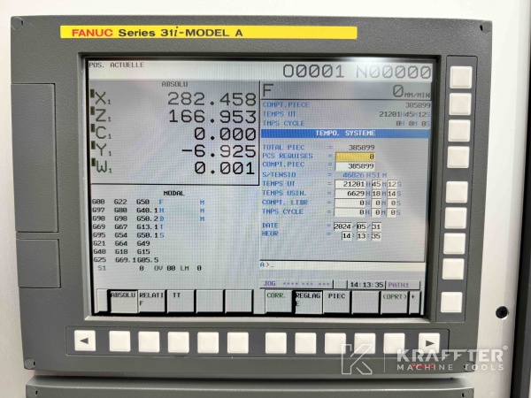 Numerische Steuerung FANUC 31i für Werkzeugmaschine BENZINGER TNI B6 90116