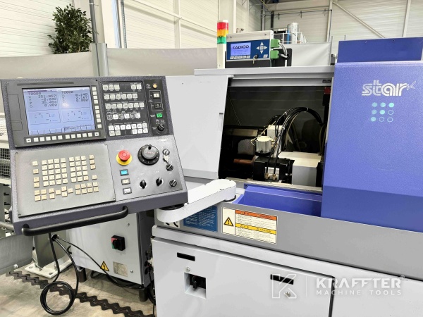 CNC-Langdrehautomat, gebraucht, STAR SR32 J Type N 90077 7 Achsen zu verkaufen
