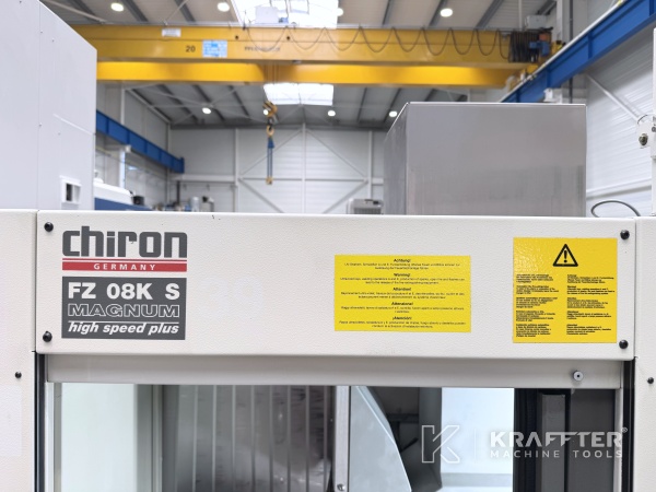 Typenschild CHIRON FZ 08K S Magnum High Speed Plus  90153