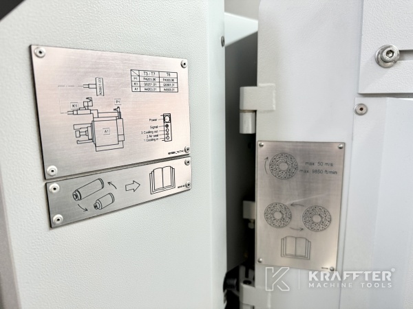 Typenschild CNC-Rundschleifmaschine KELLENBERGER 100 bei KRAFFTER 90121