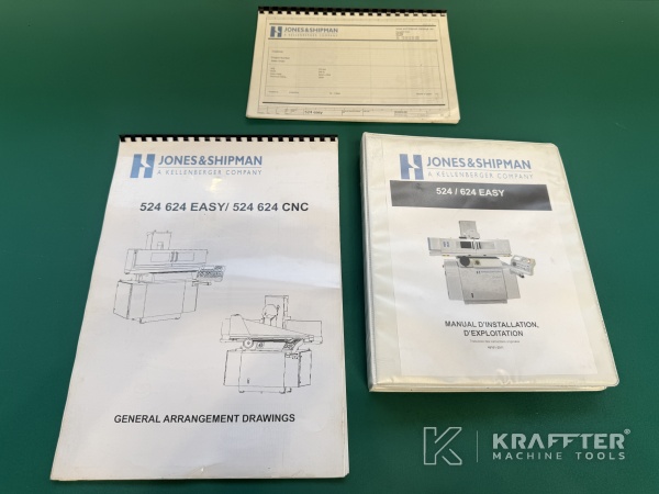 Bedienungsanleitungen für CNC-Flachschleifmaschine JONES & SHIPMAN 524 EASY 90158