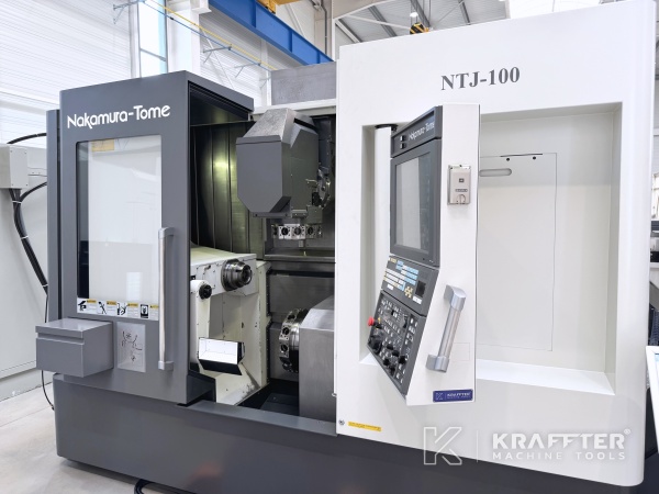 Drehmaschine mit CNC-Steuerung NAKAMURA TOME NTJ 100 90190 KRAFFTER – Händler für gebrauchte Werkzeugmaschinen