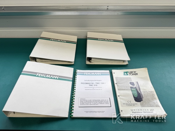 Bedienungsanleitungen für CNC-Fräsmaschine FEHLMANN Picomax 54 90160