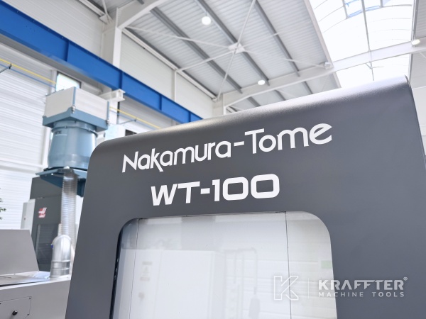 CNC Drehmaschine NAKAMURA TOME WT 100 90182 – überholt, Vertrieb in Deutschland, Europa und weltweit.