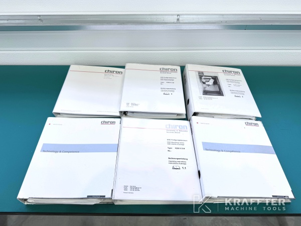 Bedienungsanleitungen für Bearbeitungszentrum CHIRON FZ 08K S HSP 90066