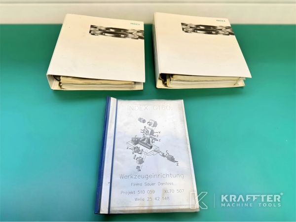 Bedienungsanleitungen für CNC-Drehmaschine INDEX G160 90083