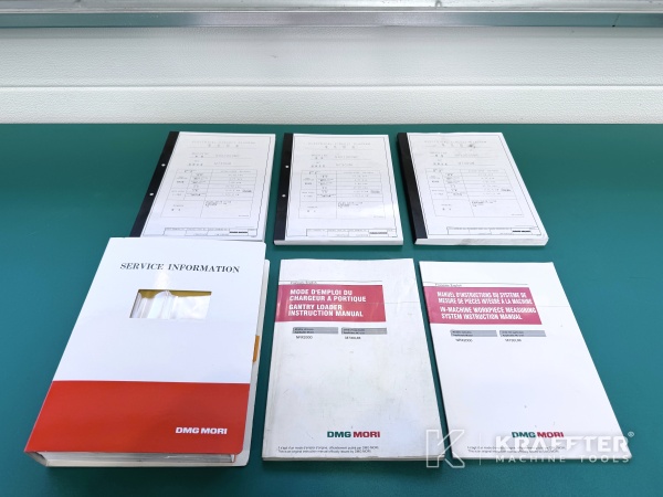 Zubehör, Ausrüstung und Betriebsanleitungen für DMG MORI NRX 2000 MC 90179 bei KRAFFTER