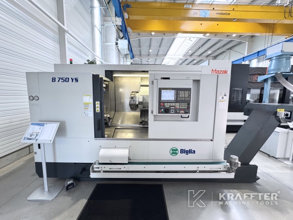 CNC Drehmaschine für Metall gebraucht, BIGLIA B750-YS  Achsen 90183