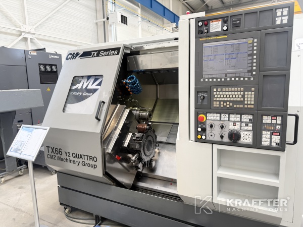 CNC-Drehmaschine CMZ TX66 Y2 Quattro 90119 bei KRAFFTER Gebrauchte Werkzeugmaschinen