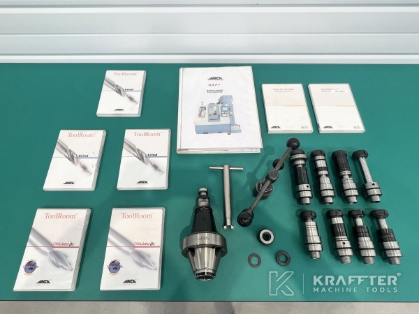 Zubehör, Ausrüstung und Werkzeuge für CNC-Schärfmaschine ANCA GX7 90052