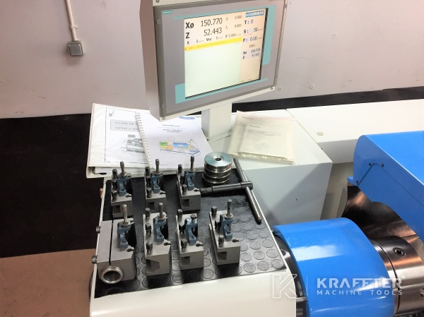 Teach-in-CNC-Drehmaschine CAZENEUVE Optica 360 20689-918 , KRAFFTER Verkäufer von gebrauchten Werkzeugmaschinen