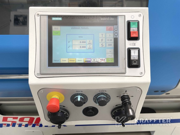 Teach-in-CNC-Drehmaschine CAZENEUVE Optimax 590 20690-020 Gebrauchte Werkzeugmaschinenµ