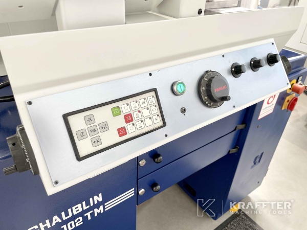 CNC-Drehmaschine, gebraucht, SCHAUBLIN 102 TM-CNC 90075 3 Achsen zu verkaufen