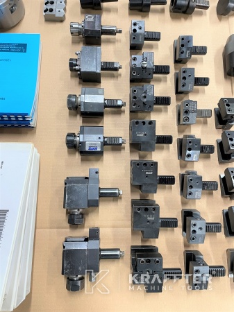 Zubehör, Ausrüstung und Werkzeuge für Teach-in-CNC-Drehmaschine SCHAUBLIN 125 R-TM 20689-981