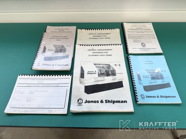 Bedienungsanleitungen für CNC-Rundschleifmaschine JONES & SHIPMAN Ultramat-X 90084