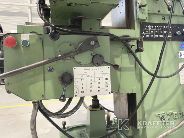 Konventionelle Fräsmaschine für Metall gebraucht, VERNIER FV300E 3 Achsen 20690-011