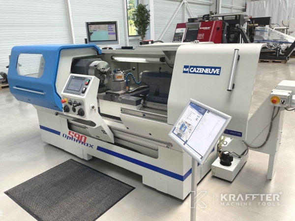 Industriemaschinen zum Drehen Teach-in-CNC-Drehmaschine CAZENEUVE Optimax 590 20690-020