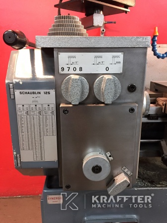 Industriemaschinen zum Drehen Konventionelle Drehmaschine SCHAUBLIN 125 C 20689-895 