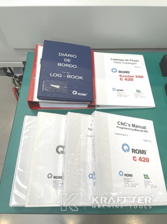 Bedienungsanleitungen für Teach-in-CNC-Drehmaschine ROMI C420 20689-995