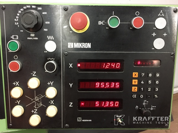 Anzeige Bildschirm für Werkzeugmaschinen MIKRON WF 3 SA 20689-909