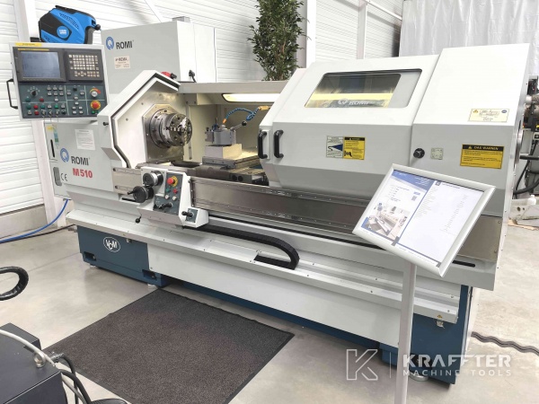 CNC-Drehmaschine ROMI M 510 90065 bei KRAFFTER Gebrauchte Werkzeugmaschinen
