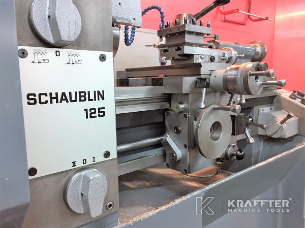 Industriemaschinen zum Drehen Konventionelle Drehmaschine SCHAUBLIN 125 B 20689-889