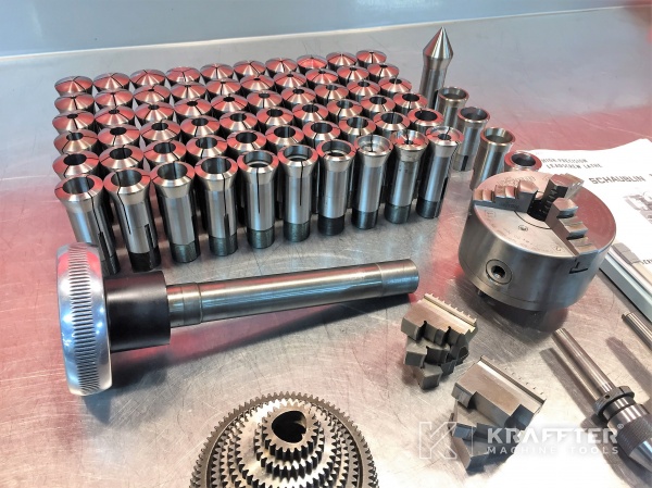 Zubehör, Ausrüstung und Werkzeuge für Konventionelle Drehmaschine SCHAUBLIN 125 B 20689-889