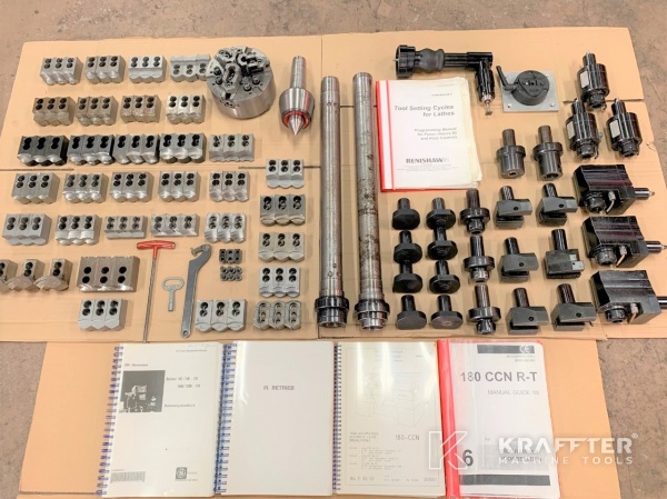Zubehör, Ausrüstung und Werkzeuge für CNC Drehmaschine SCHAUBLIN 180 CNC R-TM A2-5 20689-958