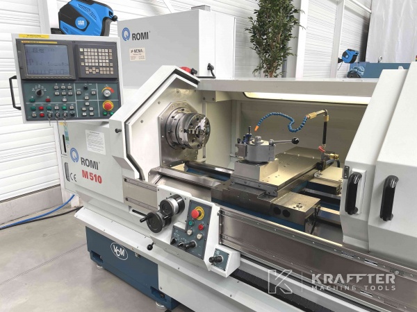 Numerische Drehmaschine ROMI M 510 90065, Kraffter Verkäufer von gebrauchten Werkzeugmaschinen