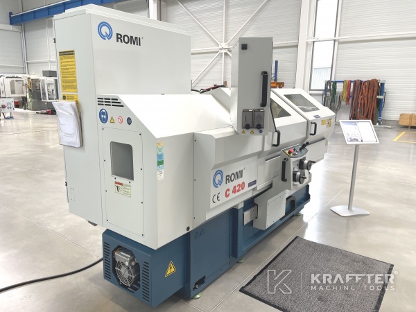 Präzisionsdrehmaschine ROMI C420 20689-995 Gebrauchte Werkzeugmaschinen