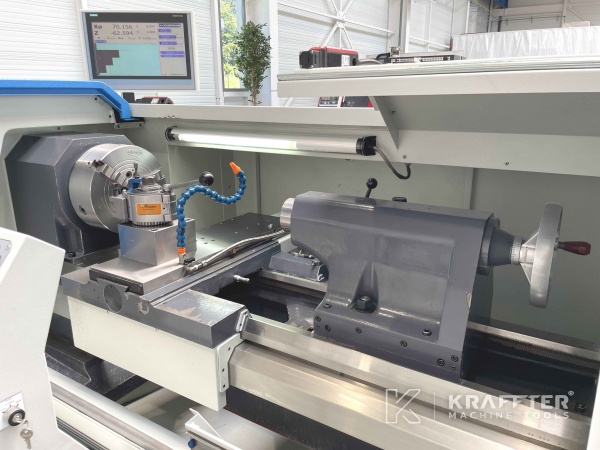 Präzisionsbearbeitung Teach-in-CNC-Drehmaschine gebraucht, CAZENEUVE Optimax 590 20690-020